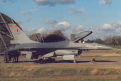 Belgian F-16A at 74 Sqn