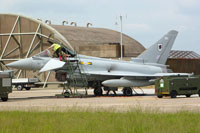 11 Sqn Typhoon in the HAS site