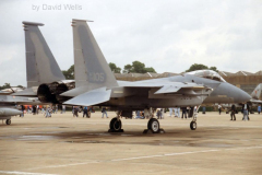 Newly painted USAF F-15