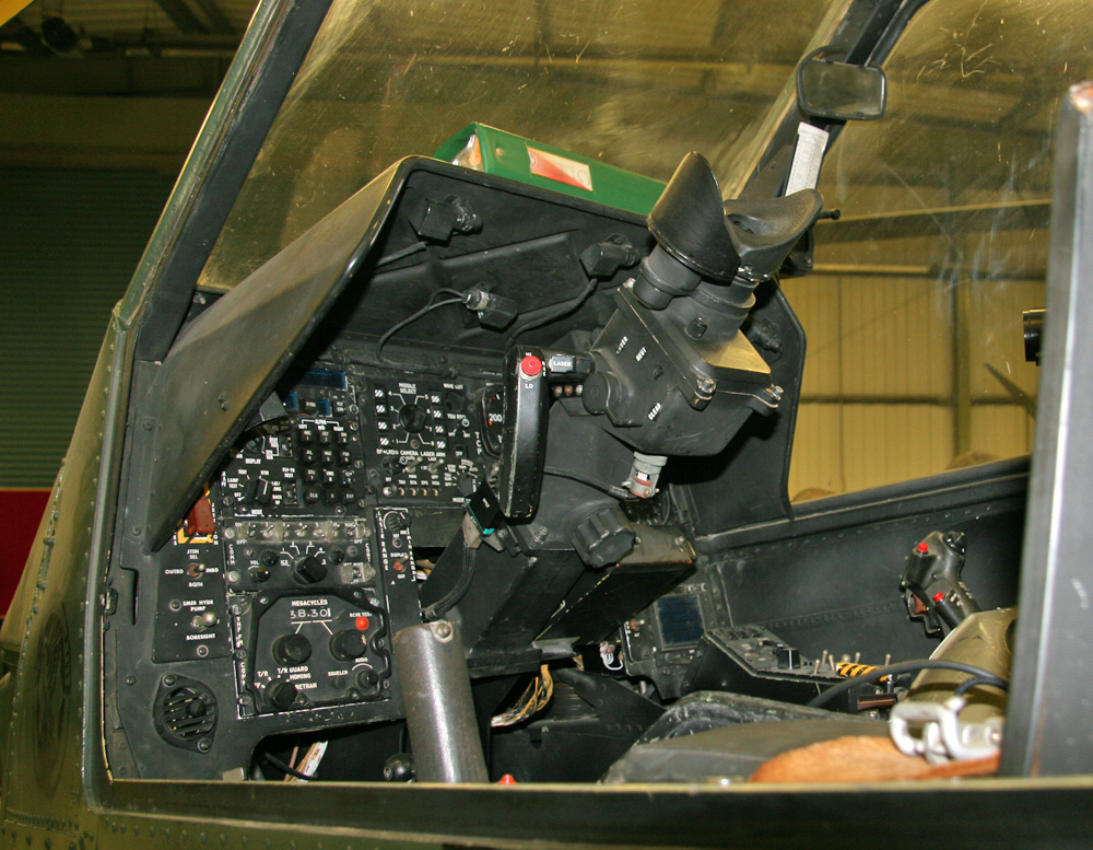 AH-1 gunners cockpit